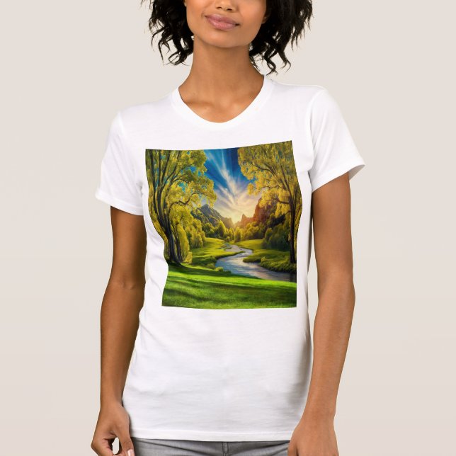Camiseta Beatiful nature amezing (Anverso)