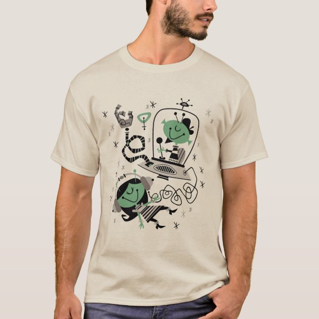 Camiseta Beatniks chillones del espacio (Anverso)
