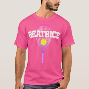 Camiseta Beatrice Chica Nombre Jugador De Tenis Bola Y Rack