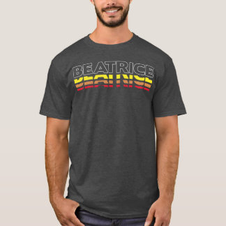 Camiseta Beatrice Primer Nombre Divertido Vintage Atardecer