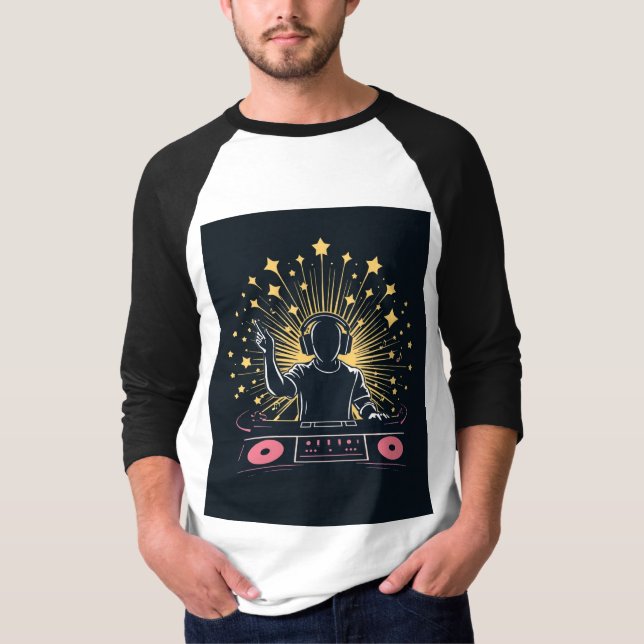 Camiseta Beats & Basslines "Mix Master" "Turnable Titan" (Anverso)