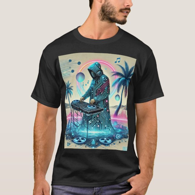 Camiseta Beats del desierto: El DJ nómade (Anverso)