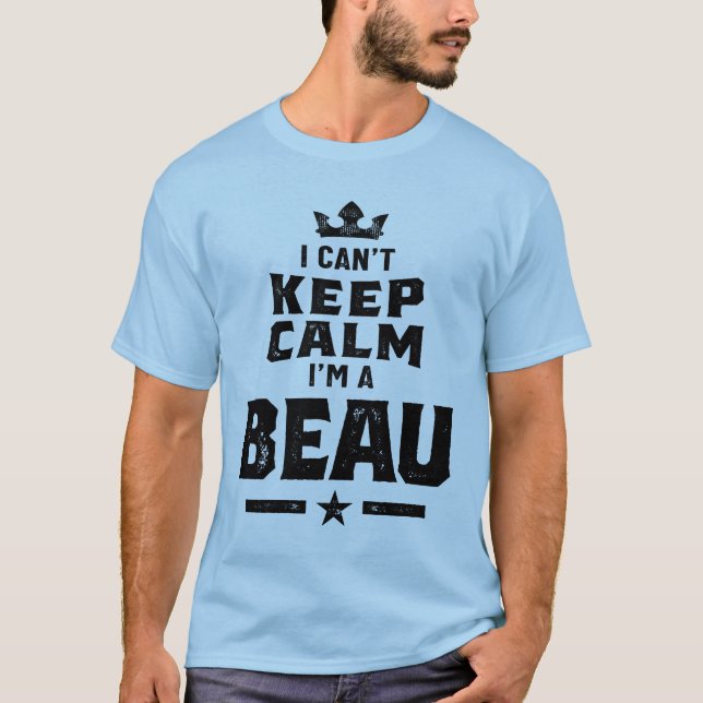 Camiseta Beau, nombre personal divertido para hombres (Anverso)