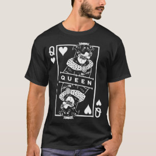 Camiseta Beauceron Queen Of Hearts Dog Pop