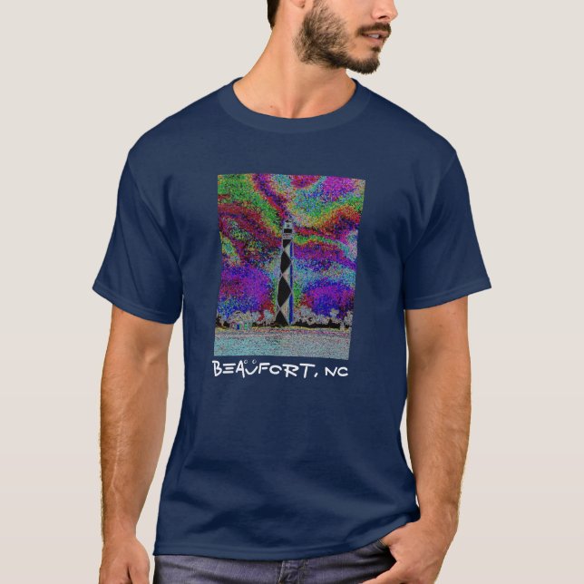 Camiseta Beaufort, NC - puesto de observación del cabo (Anverso)