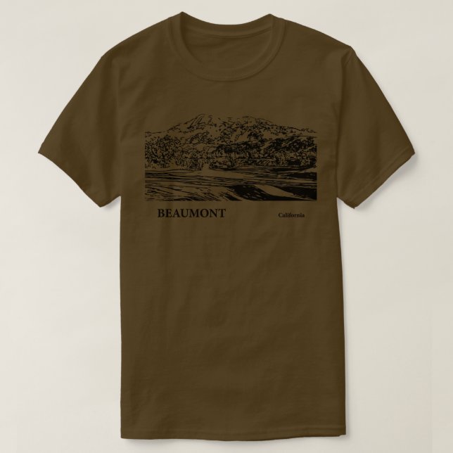 Camiseta Beaumont California TShirt 2 (Diseño del anverso)