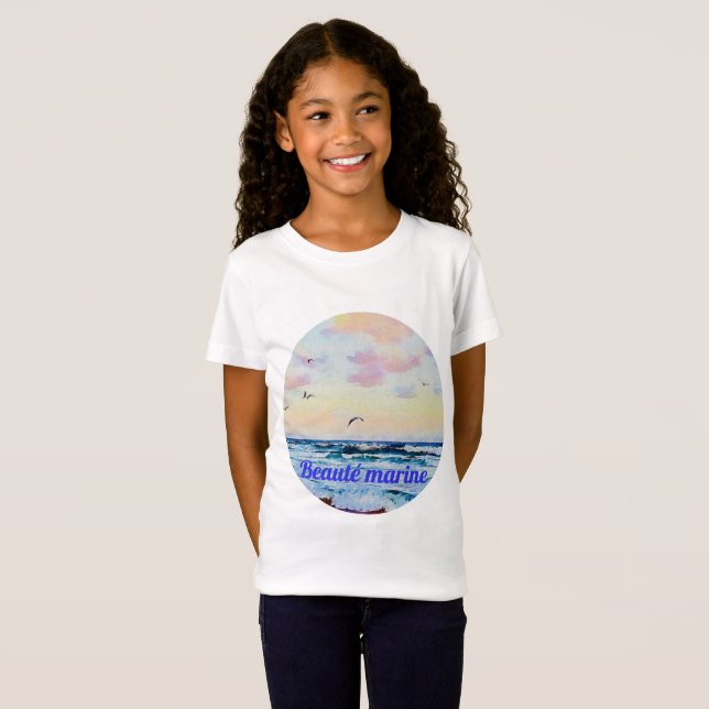 Camiseta Beauté amrine-aquarelle (Anverso completo)