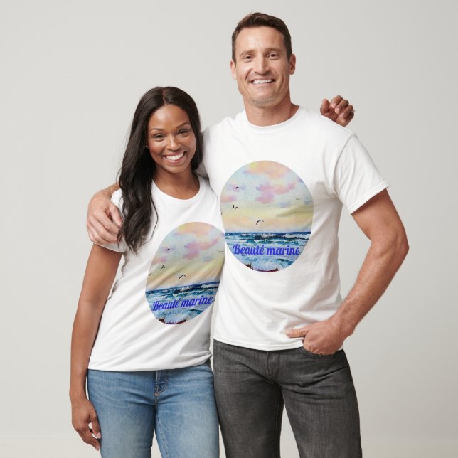 Camiseta Beauté amrine-aquarelle (Unisexo)