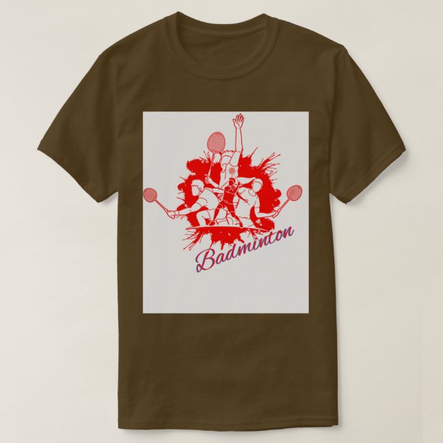 Camiseta Beauteous Badminton T T (Diseño del anverso)