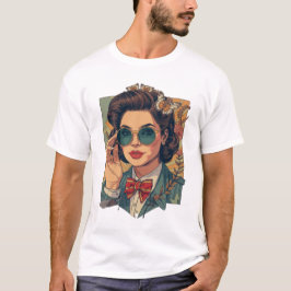 Camiseta Beautiful 19s Vintage Style Men's retro T-Shirt