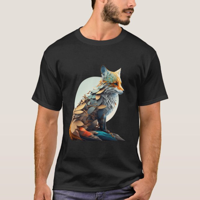 Camiseta Beautiful And Colourful Fox (Anverso)