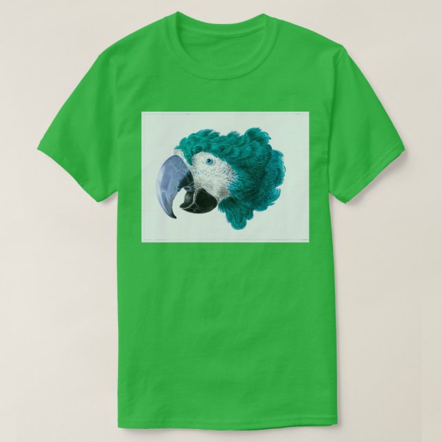 Camiseta Beautiful bird green parrot (Diseño del anverso)