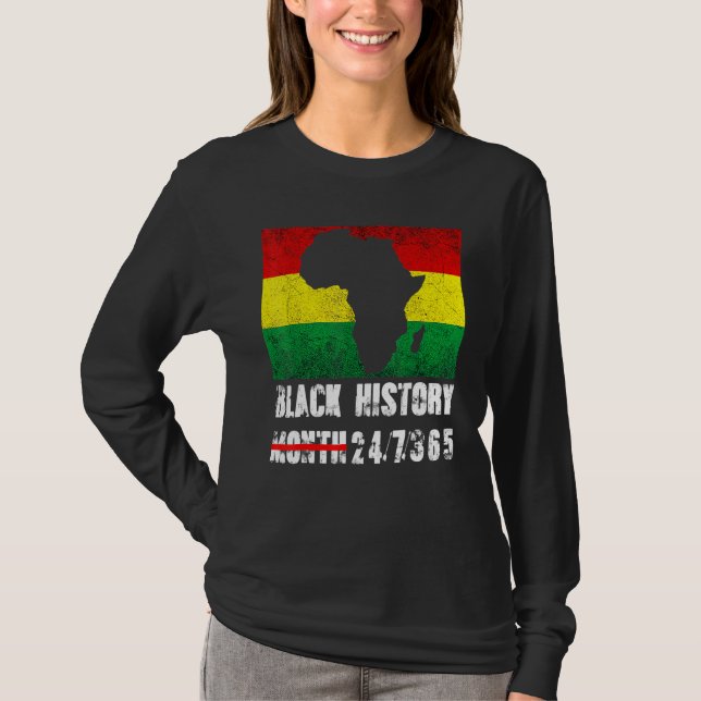 Camiseta Beautiful Black History Month 247365 We Are All Hu (Anverso)