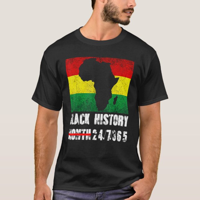 Camiseta Beautiful Black History Month 247365 We Are All Hu (Anverso)