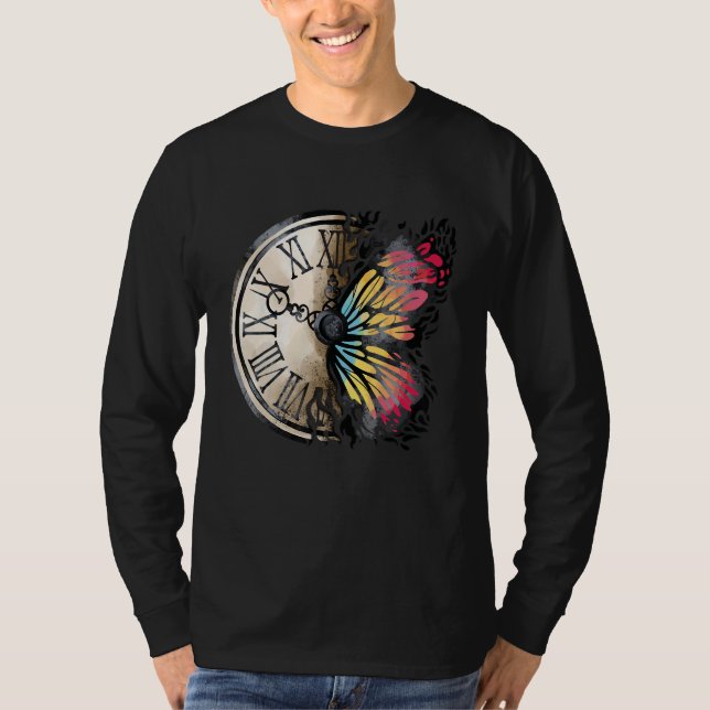Camiseta Beautiful Butterfly Time Mothers Day Graphic (Anverso)
