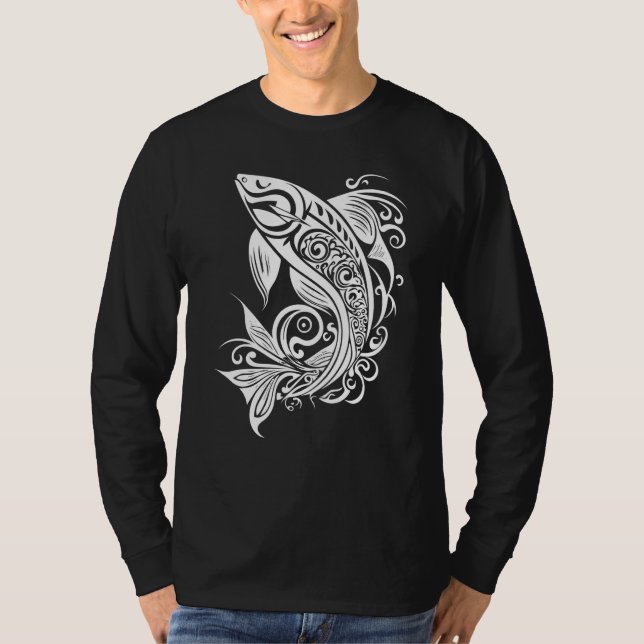 Camiseta Beautiful Fish Vector Graphic Nature Water Sea Riv (Anverso)