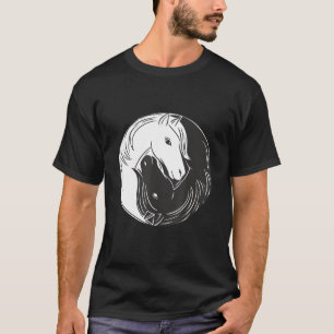 Camiseta Beautiful Horse Riding Horse Riding Ying Yang