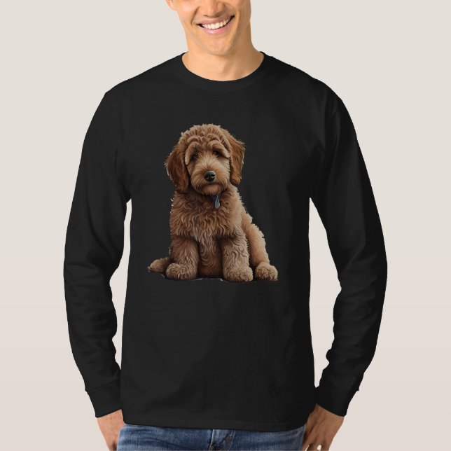 Camiseta Beautiful Labradoodle Labrador Poodle Motif  Famil (Anverso)
