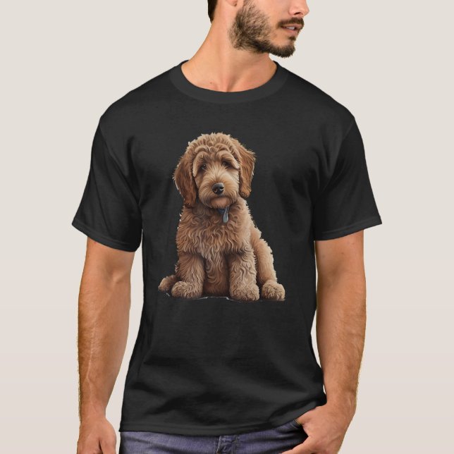 Camiseta Beautiful Labradoodle Labrador Poodle Motif  Famil (Anverso)