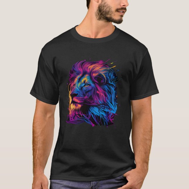 Camiseta Beautiful Lion Head (Anverso)