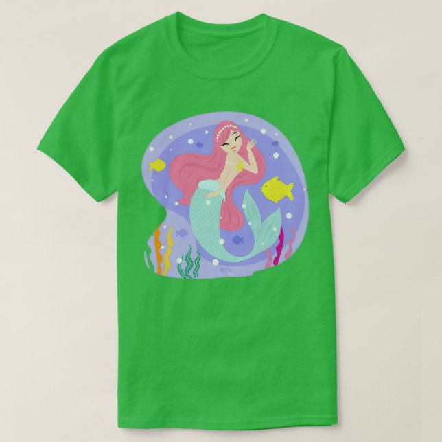 Camiseta beautiful mermaid 10 (Diseño del anverso)