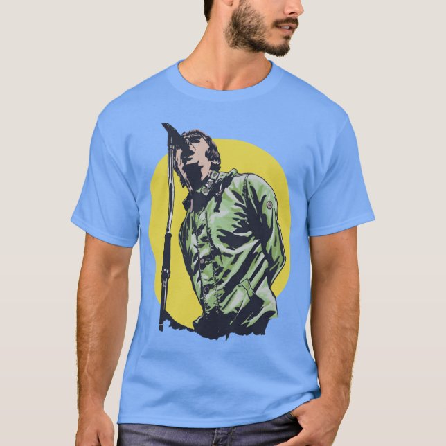 Camiseta Beautiful Model Liam Rock Gallagher Singer Gifts M (Anverso)