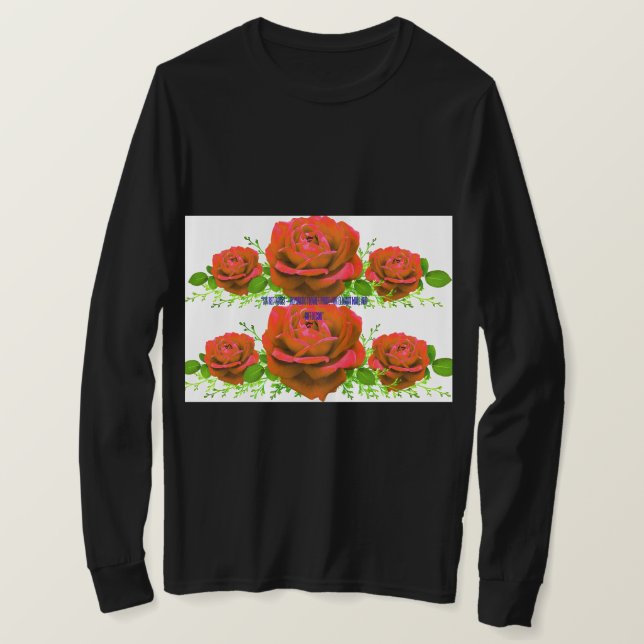 Camiseta Beautiful Red Roses Bouquet Photography | Romantic (Anverso del diseño)