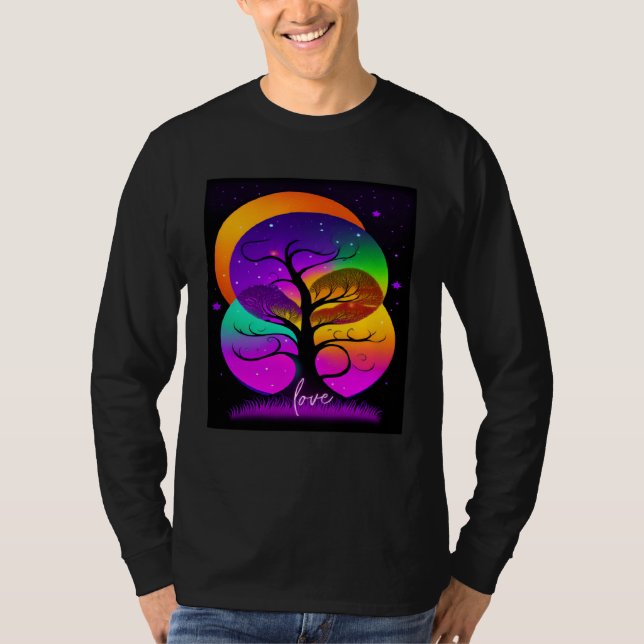 Camiseta Beautiful Vibrant Tree Nature s Beauty  2 (Anverso)