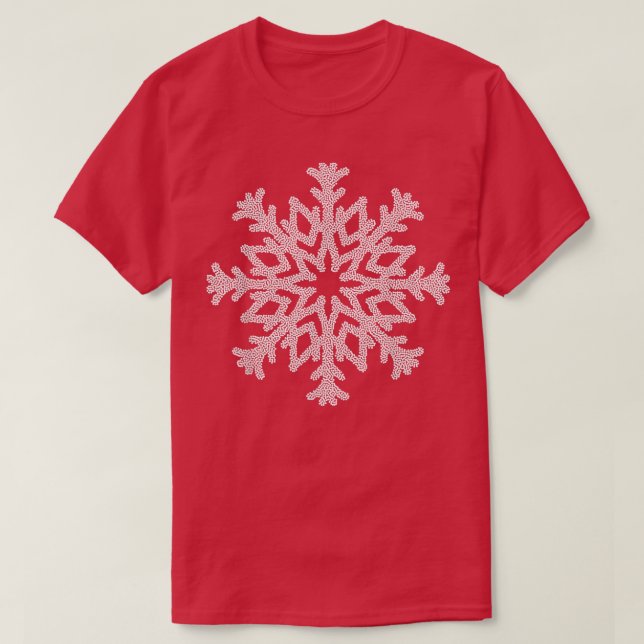 Camiseta Beautiful White Snowflakes Winter Gifts For Women  (Diseño del anverso)