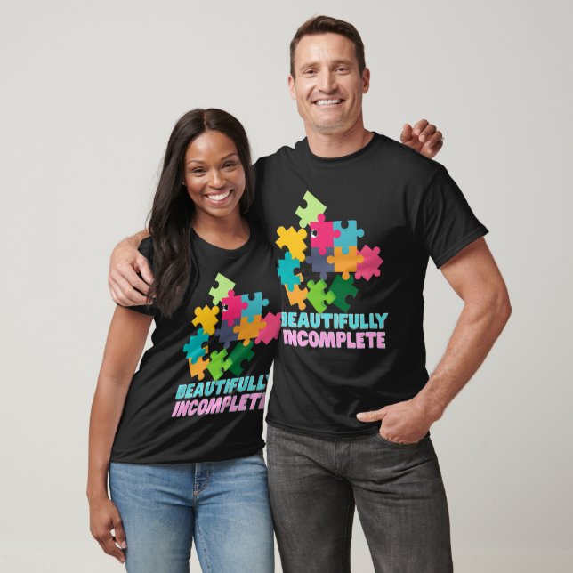 Camiseta Beautifully Incomplete Colorful Puzzle Piece (Unisexo)