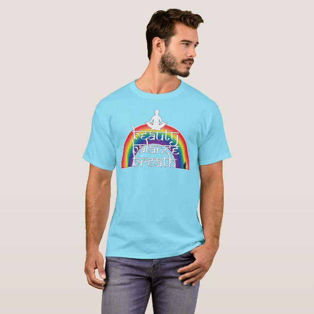Camiseta Beauty Balance Breath Rainbow Intentions (Anverso completo)