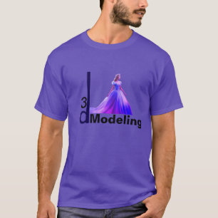 Camiseta Beauty Cinderella 3D Modelado -