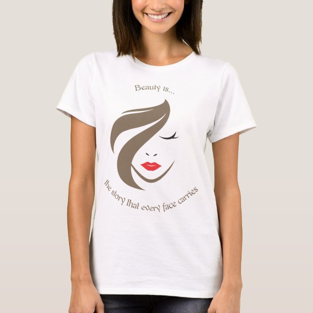 Camiseta Beauty is.... (Anverso)