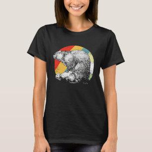 Camiseta Beaver Animals Retro Vintage
