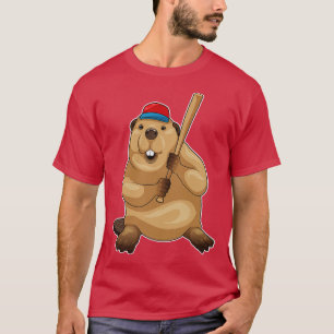 Camiseta Beaver Bab de Béisbol