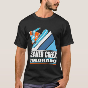 Camiseta Beaver Creek Colorado Vintage Snowboarder