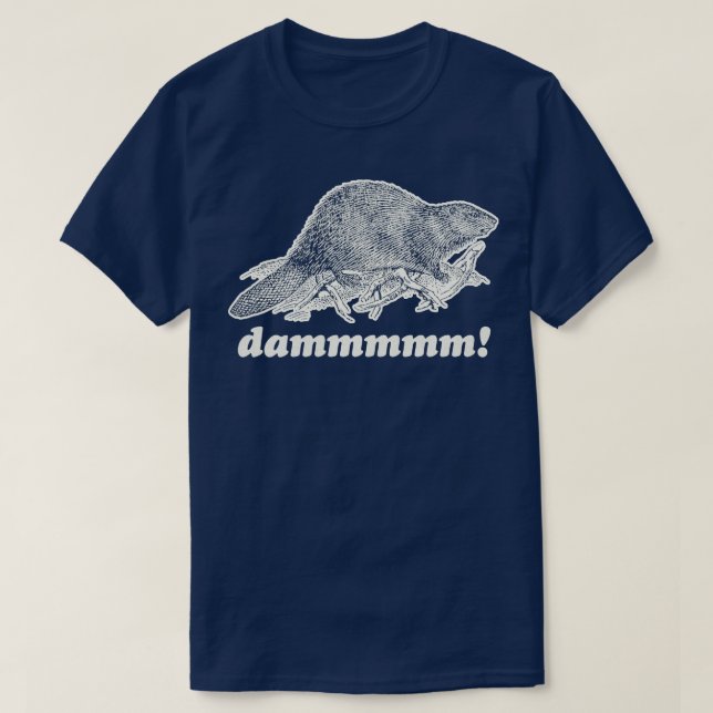 Camiseta Beaver DAM (Diseño del anverso)