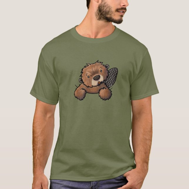 Camiseta Beaver de KiniArt (Anverso)