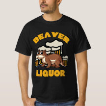 Beaver Liquer Bebe Pun Animal Lover Gift