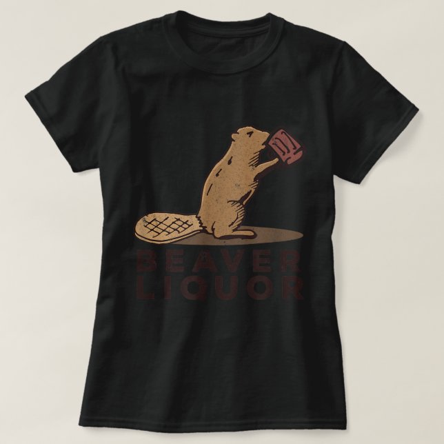 Camiseta Beaver Liquor Bebe (Diseño del anverso)