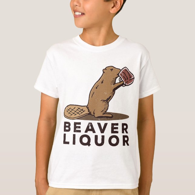 Camiseta Beaver Liquor Bebe (Anverso)