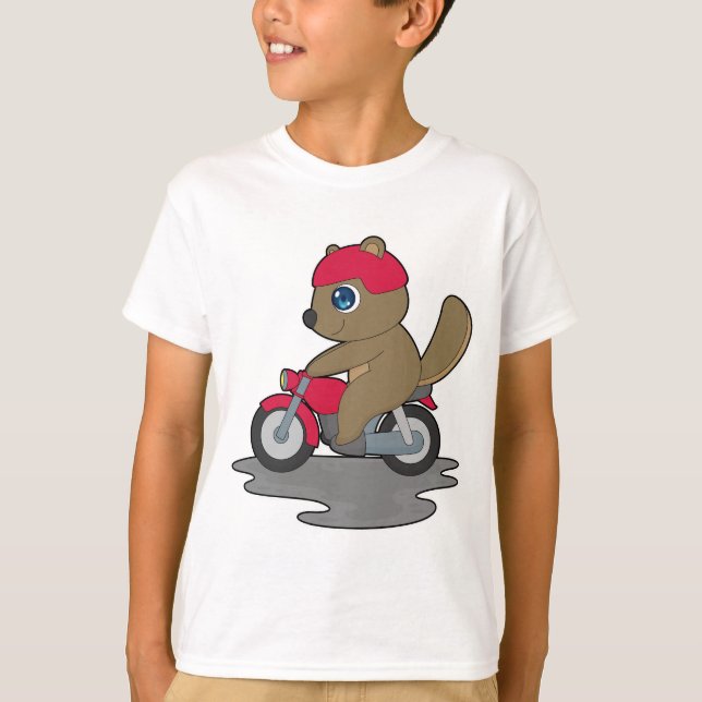 Camiseta Beaver Motorcycle (Anverso)