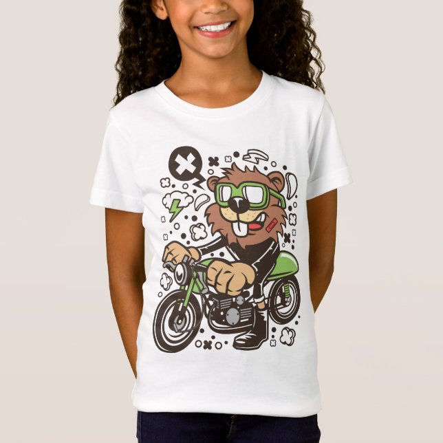 Camiseta Beaver Racer Frenzy Boom (Anverso)