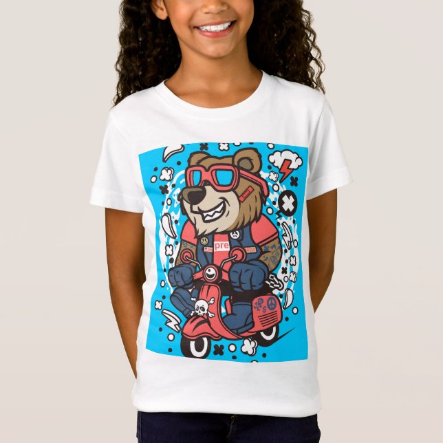 Camiseta Beaver Racer Frenzy Star (Anverso)