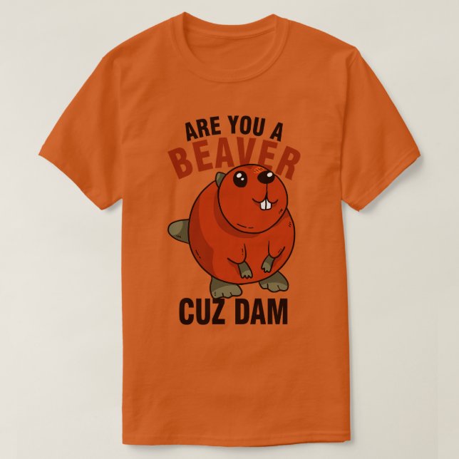 Camiseta Beaver Rodent (Diseño del anverso)