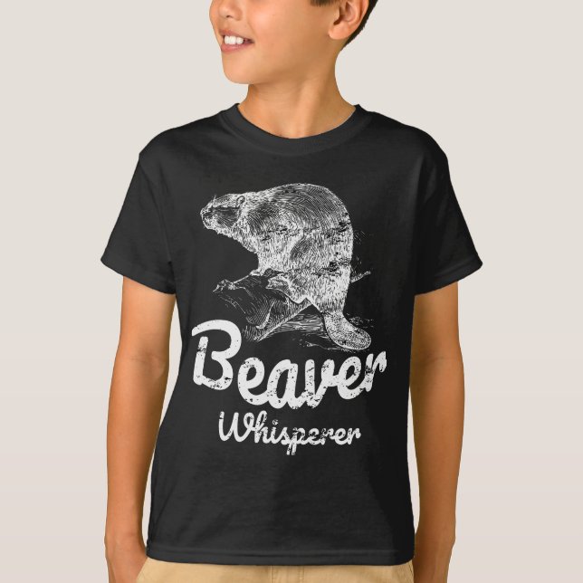Camiseta Beaver Whisperer Beavers Hunter (Anverso)