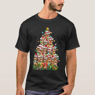 Camiseta Beaver Xmas enciende el árbol de navidad de Santa 