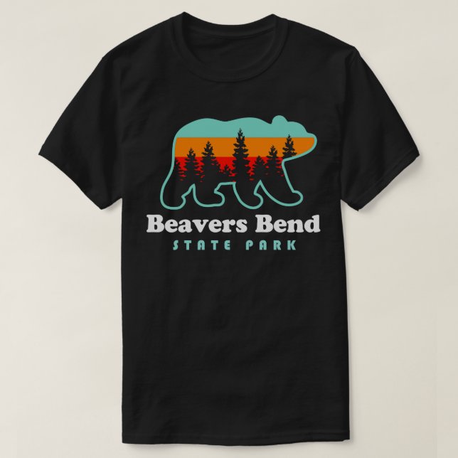 Camiseta Beavers Bend State Park Oklahoma Camping Be (Diseño del anverso)