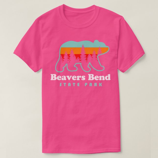 Camiseta Beavers Bend State Park Oklahoma Camping Be (Diseño del anverso)