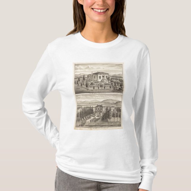 Camiseta Beazell, residencias inglesas, granjas (Anverso)